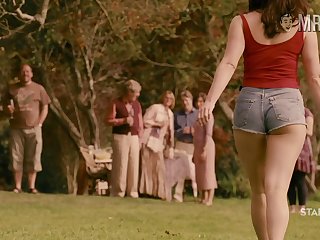 Curvy cinema star Gemma Arterton flashing her boobs in a sexy compilation